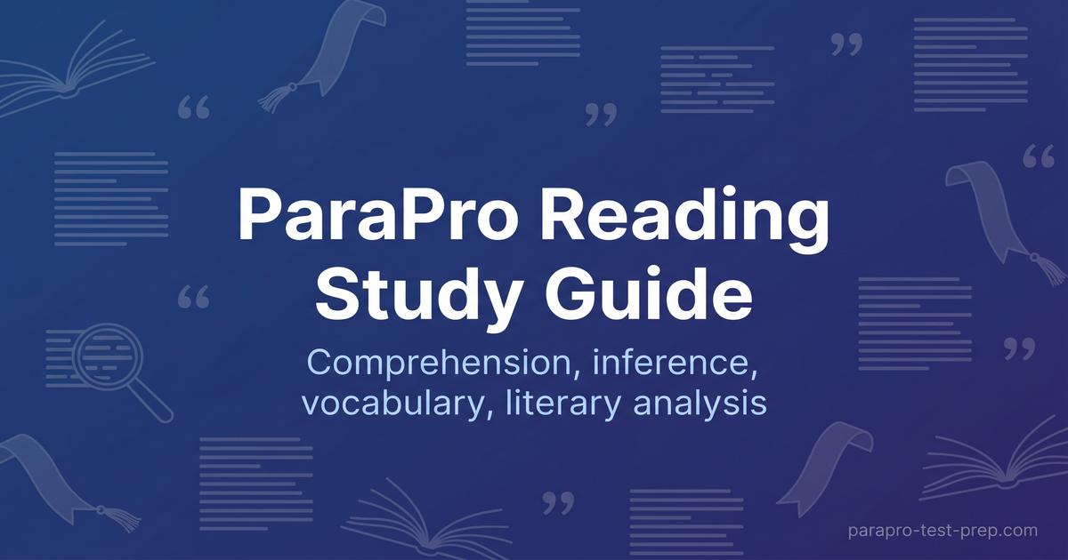 Point of View - ParaPro Reading Study Guide